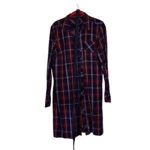 Tommy Hilfiger Plaid Shirt Dress, Size Large